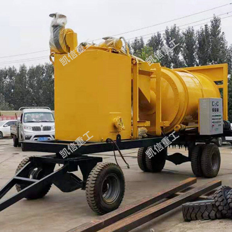 車載(zǎi)瀝青攪拌機