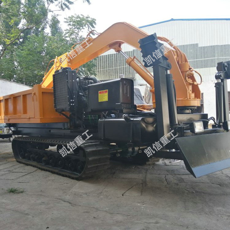 小型履帶隨車挖(wā)