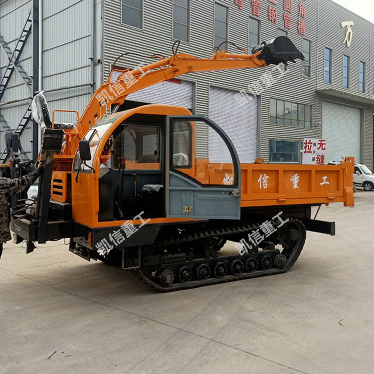 隨車挖（wā）履（lǚ）帶車